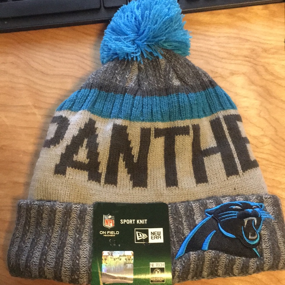 Carolina Panthers knit hat